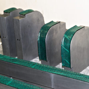 Aluminum moulds for composite products